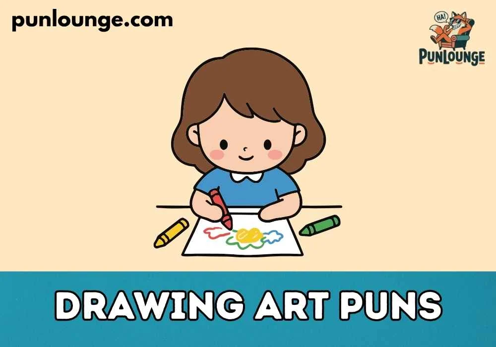 Cute Drawing Art Puns for Kids