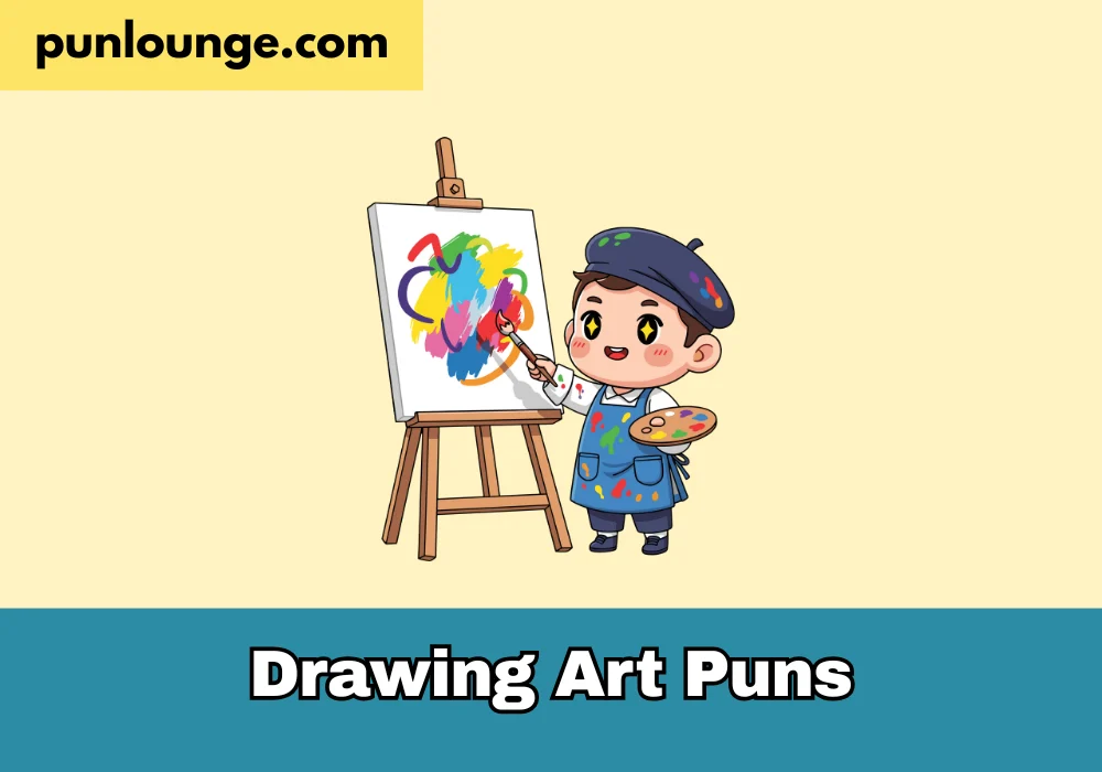 Drawing Art Puns