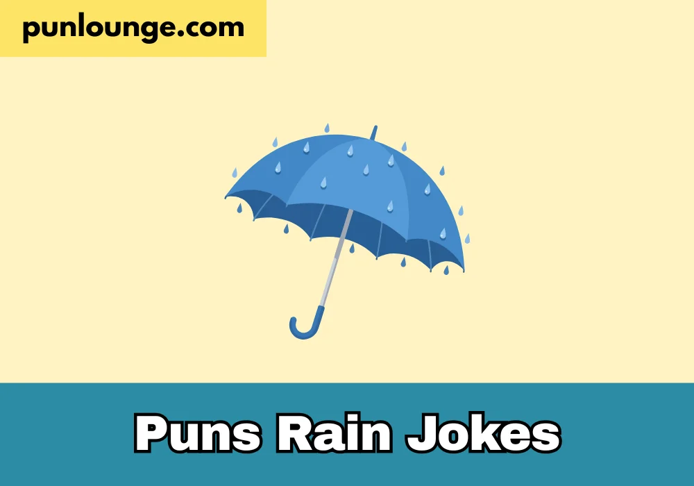 Puns rain jokes