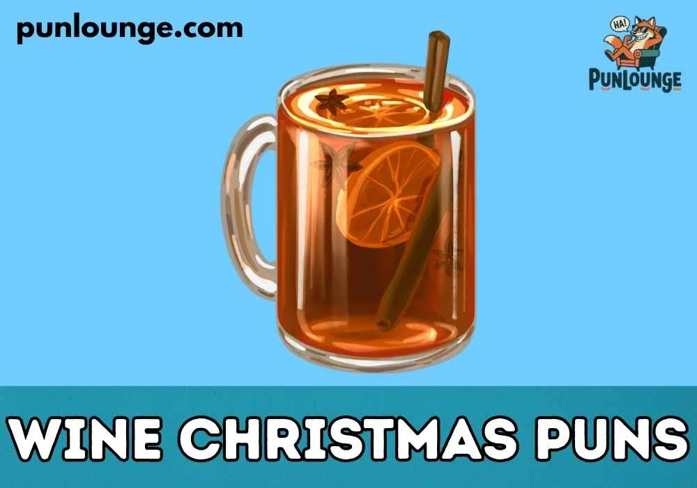 Clever Wine Christmas Wordplay