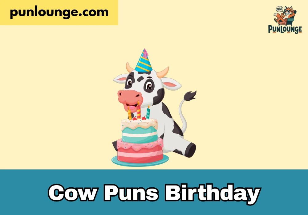 Cow Puns Birthday