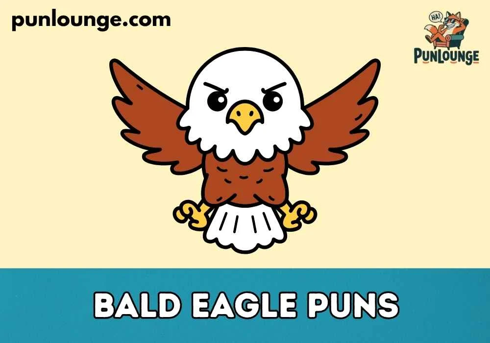 Cute Bald Eagle Puns for Kids