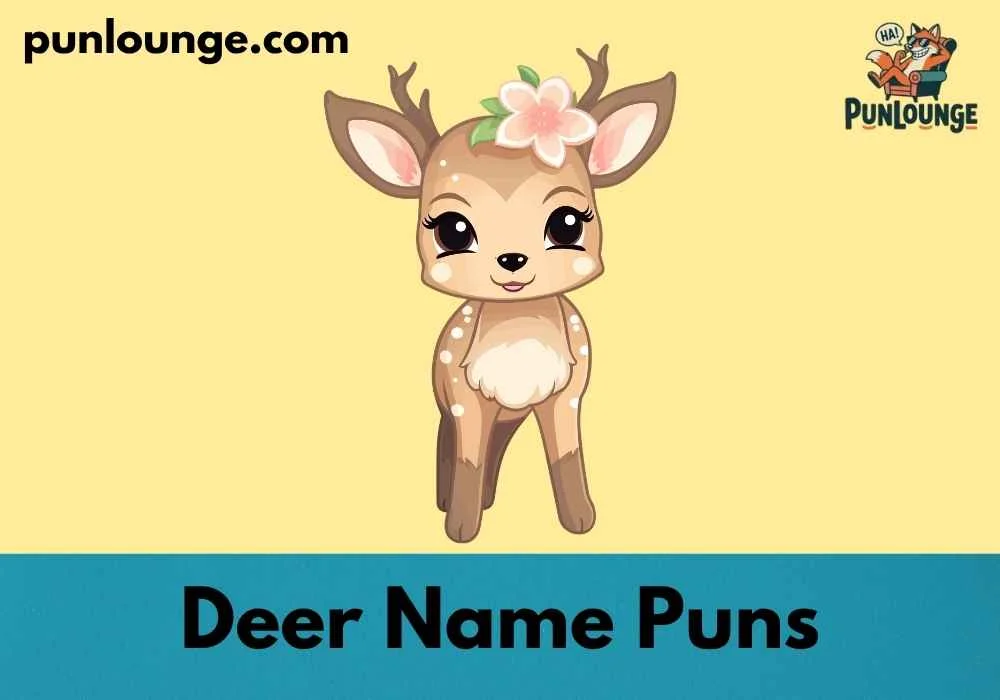 Cute Deer Name Puns for Kids