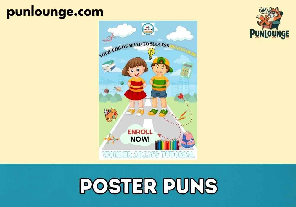 Cute Poster Puns for Kids