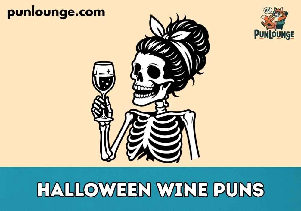 Short Halloween Wine Puns for Instagram