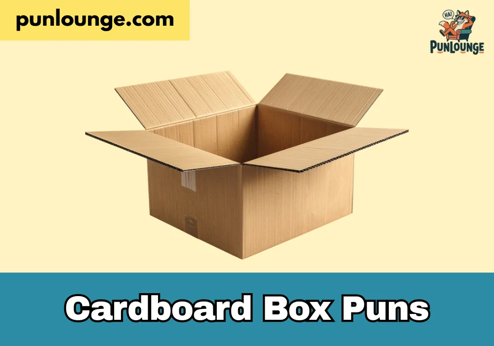 Cardboard box puns