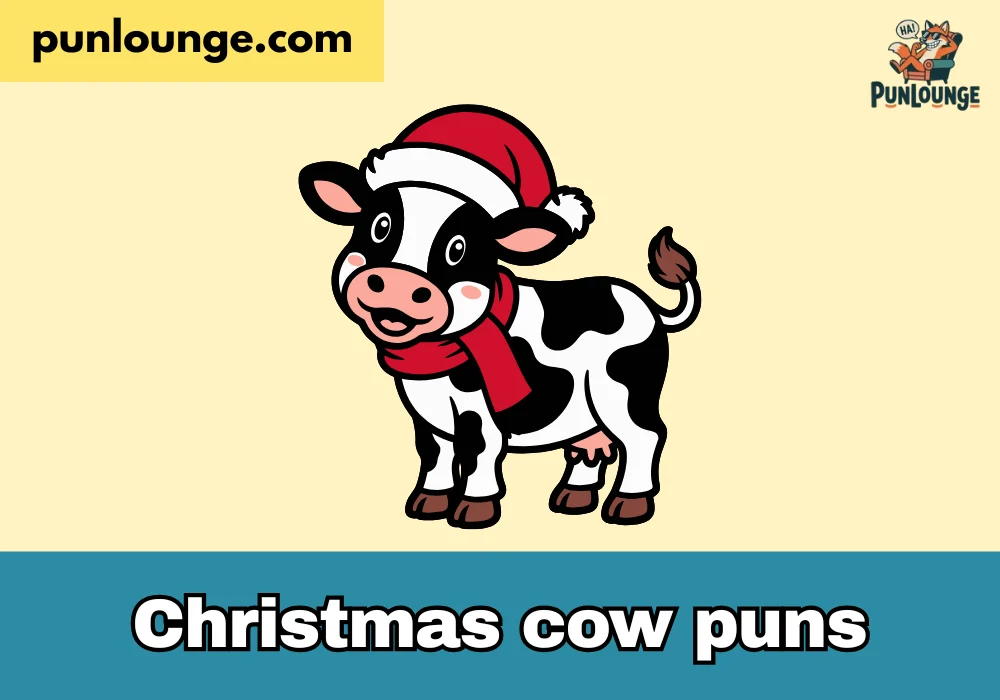 Christmas cow puns