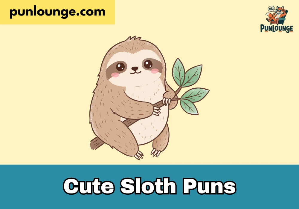 Cute Sloth Puns