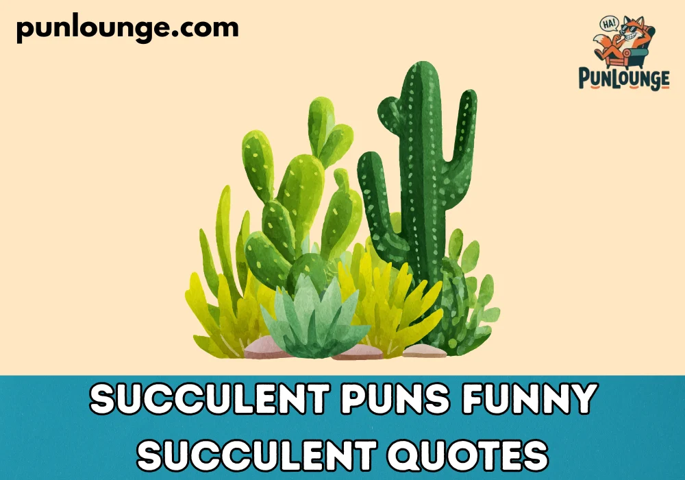 Succulent Puns Funny Succulent Quotes