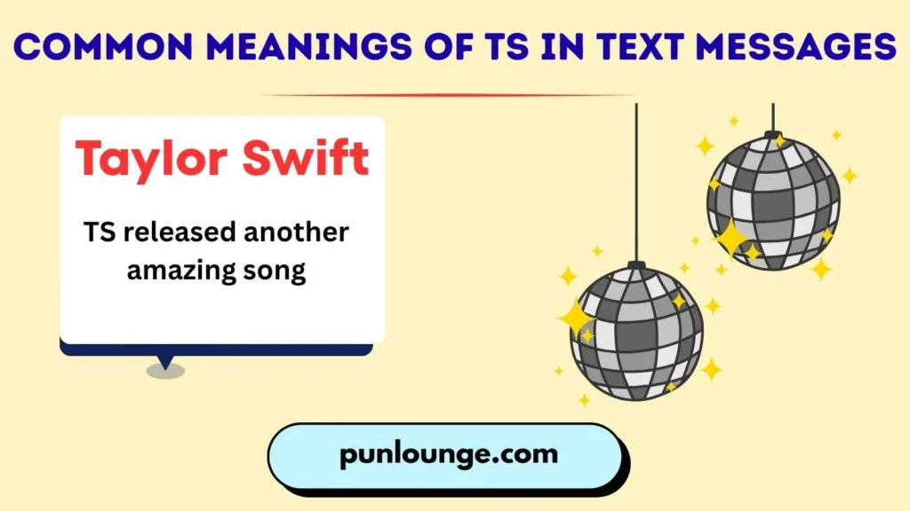 Common Meanings of TS in Text Messages